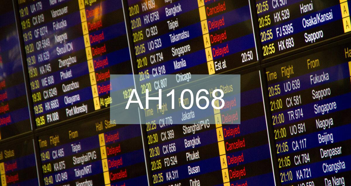 Reclamación Vuelo AH1068