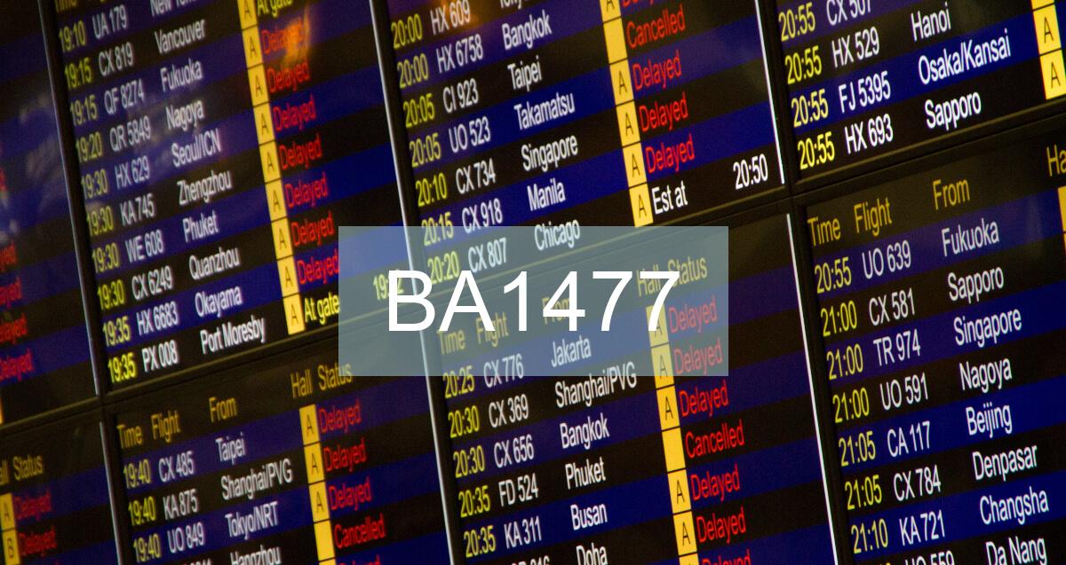 Reclamación Vuelo BA1477