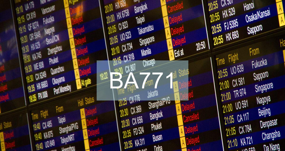 Reclamación Vuelo BA771