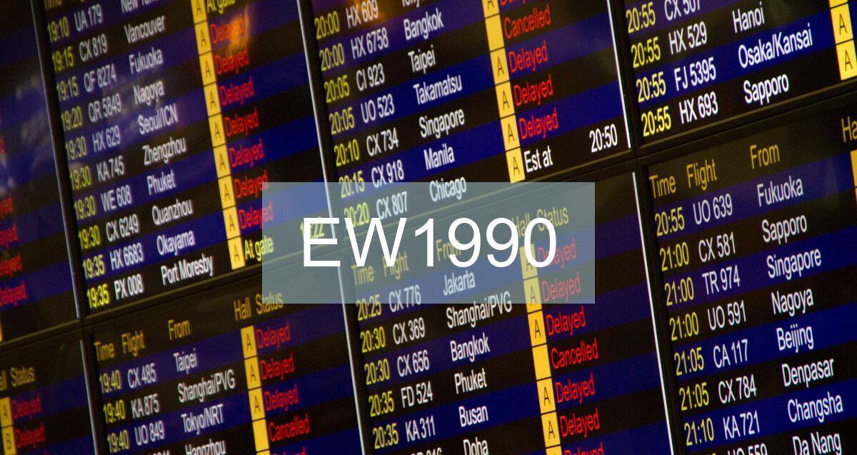 Reclamación Vuelo EW1990