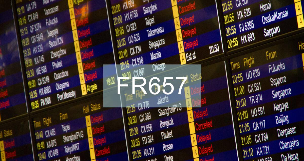 Reclamación Vuelo FR657