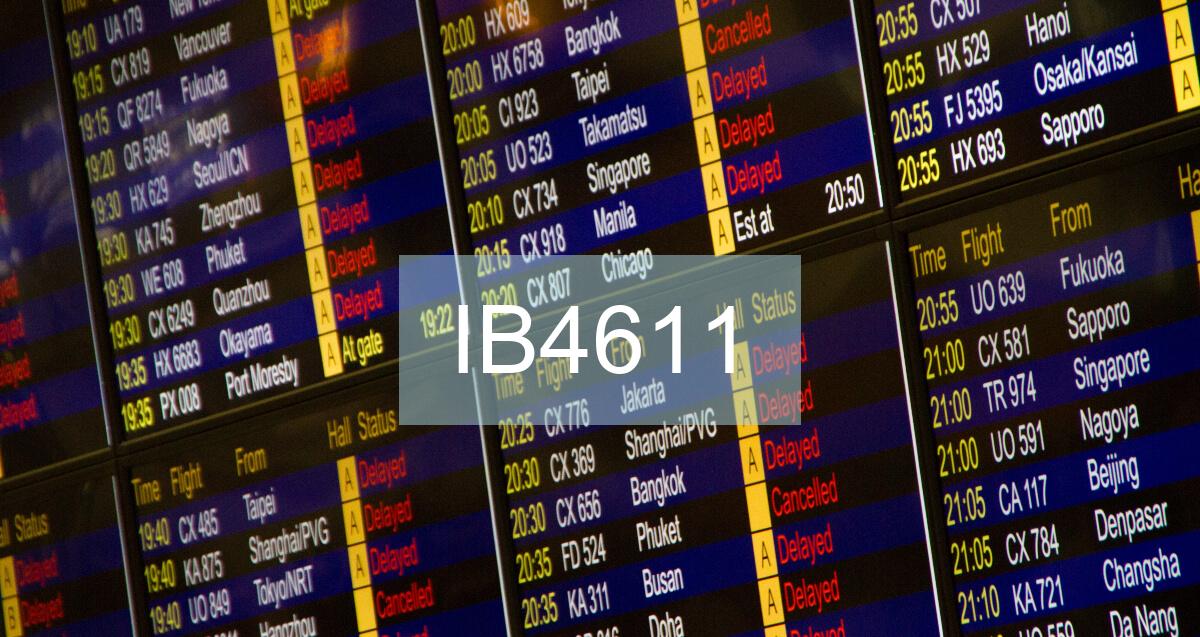 Reclamación Vuelo IB4611
