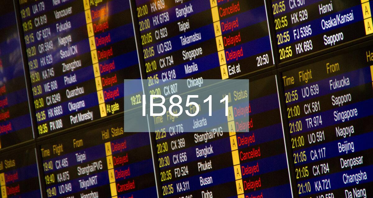 Reclamación Vuelo IB8511