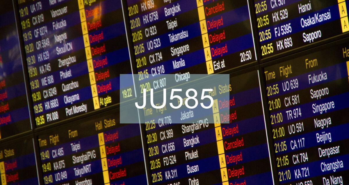 Reclamación Vuelo JU585
