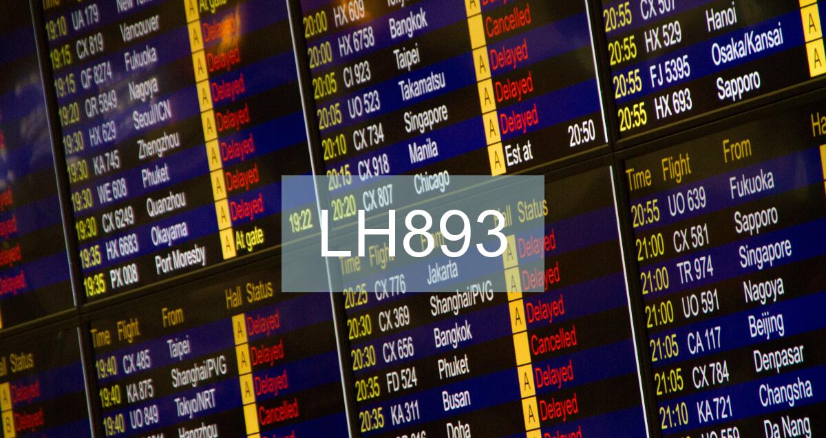 Reclamación Vuelo LH893