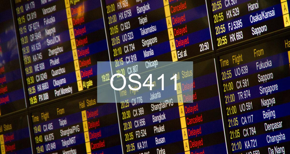 Reclamación Vuelo OS411