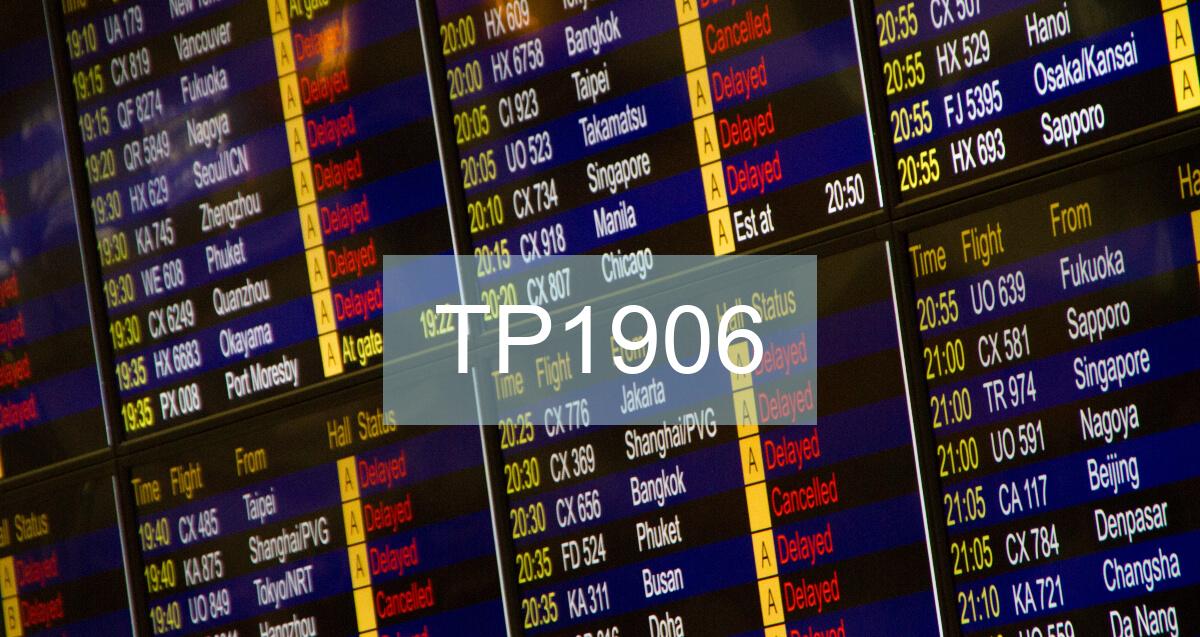 Reclamación Vuelo TP1906