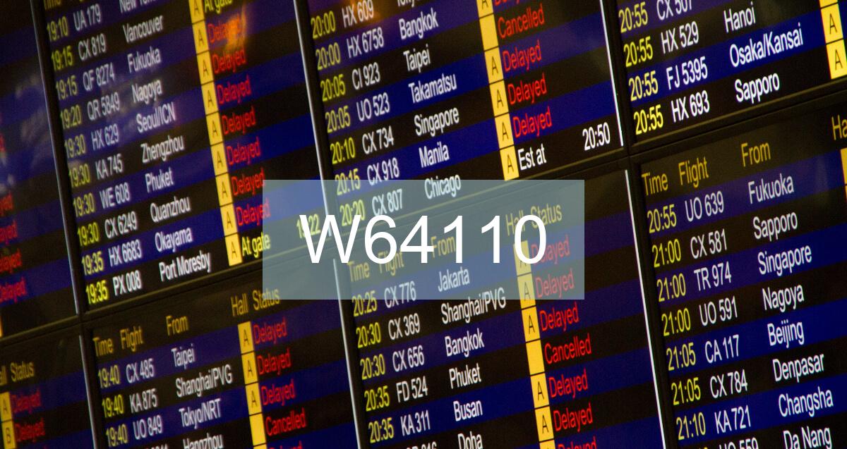 Reclamación Vuelo W64110